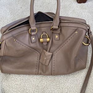 YSL weekly muse in taupe